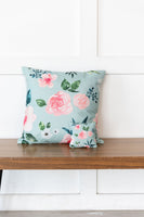 Spring Flowers / Pastels / Seasonal Pillow Cover / Decorative Pillow / Accent Pillow / Machine Washable / Couch Pillow / 18x18