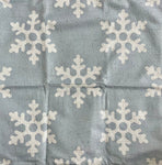 Grey Snowflake Pattern - Pillow Cover