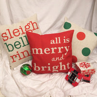 Christmas Polka Dot - pillow cover
