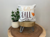 Hello Fall | Mini Pillow | Thanksgiving | Tiered Tray Decor | Holiday Decor