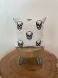 Skulls | Tiered Tray Mini Pillow | Halloween | Tiered Tray Decor | Holiday Decor