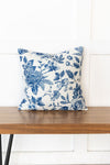Blue China Pattern / Summer Pillow / Pillow Cover / Decorative Pillow / Accent Pillow / Machine Washable / Couch Pillow / 18x18