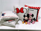 Disney Cruise Autograph - Mickey | 2023 | Pillow Cover | Machine Washable | 18x18 | Indoor & Outdoor