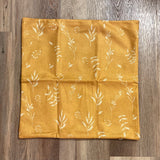 Yellow Leaves | Fall Decor | Pillow Cover | Fall Leaves | Accent Pillow | 18 x 18 | Indoor & Outdoor