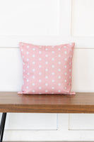 Pink Polka Dots / Easter / Holiday Pillow / Pillow Cover / 18x18 / Machine Washable