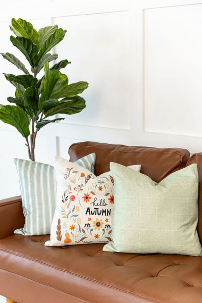 Pastel Green Squares / Spring / Fall / Pillow Cover / Decorative Pillo –  Pillows4Everyone
