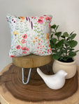 Tiered Tray Mini Pillow / Wild Flowers / Summer / Mini Pillow / Home Decor / Machine Washable