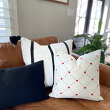 Quilted Heart Pattern - Pillow Cover