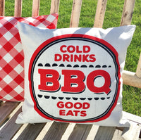 Fire Up the Grill - pillow cover