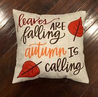 Leaves are Falling - pillow cover