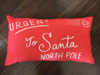 Santa Letter - pillow cover