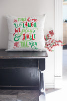 In This Home Christmas - pillow cover