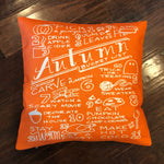 Autumn Bucket List - pillow cover