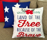 Land of the Free - pillow cover