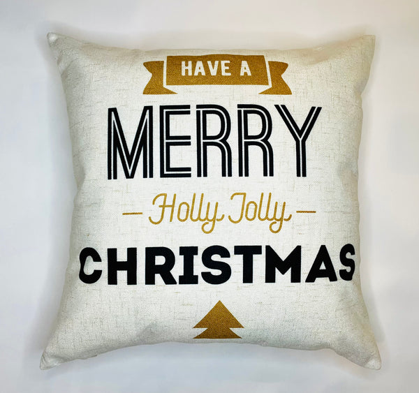 Holly Jolly - pillow cover