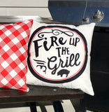 Cold Drinks and BBQ - pillow cover