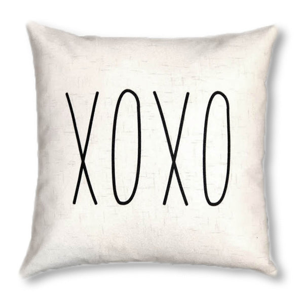 XOXO - pillow cover (Rae Dunn)