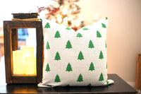 Green Tree Pattern - pillow cover