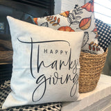 Happy Thanksgiving - pillow cover