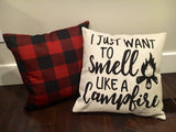 Smell Like a Campfire - pillow cover