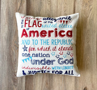I Pledge Allegiance - pillow cover