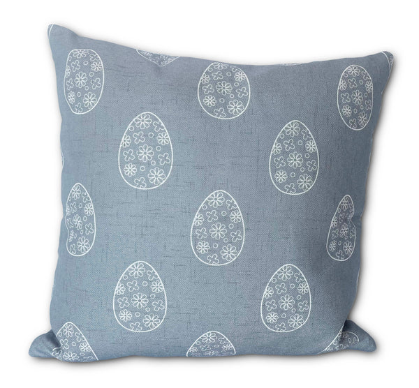 Gray Egg Pattern - pillow cover