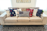 Independance Day / 4th of July / Pillow Cover / Holiday Pillow / Throw Pillow / Accent Pillow / Machine Washable