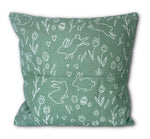 Green Easter Pattern - pillow cover