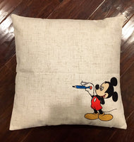 Disney Autograph - pillow cover