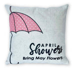April Showers - Pillow Cover