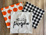 Hello Pumpkin - Pillow Cover