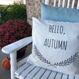 Farmhouse Hello Autumn - pillow cover