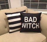 Good Witch/Bad Witch (REVERSIBLE) - pillow cover