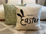 Happy Easter (with ears)- pillow cover