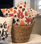 Acorn & Leaf Pattern - pillow cover