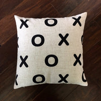 XOXO (White)- pillow cover
