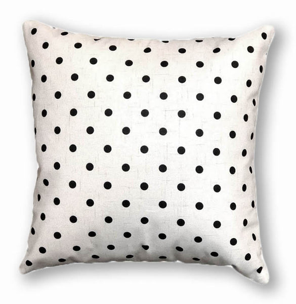 Black Mini Dots - pillow cover