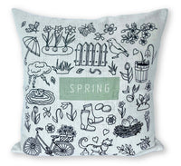 Spring - pillow cover