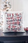 It's the Most Wonderful - pillow cover