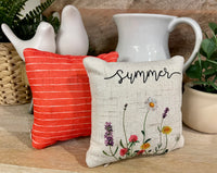 Tiered Tray Mini Pillow / Dandelions / Summer / Mini Pillow / Home Decor / Machine Washable