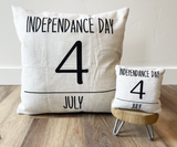 Independance Day / 4th of July / Pillow Cover / Holiday Pillow / Throw Pillow / Accent Pillow / Machine Washable