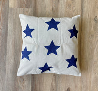 Blue Stars - pillow cover