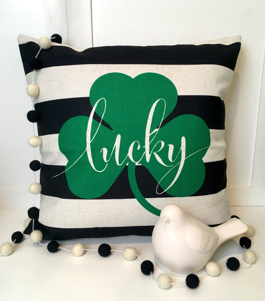 Lucky Stripe - pillow cover
