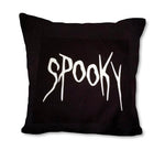 Black Spooky - pillow cover