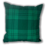 Green Plaid - pillow cover
