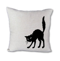 Black Cat - pillow cover