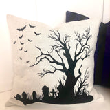 Creepy Tree - pillow cover
